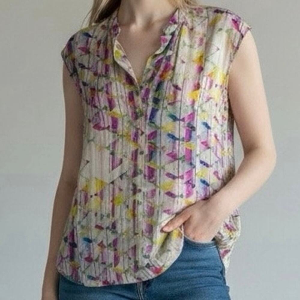 Anthropologie The Odells Geometric Tunic